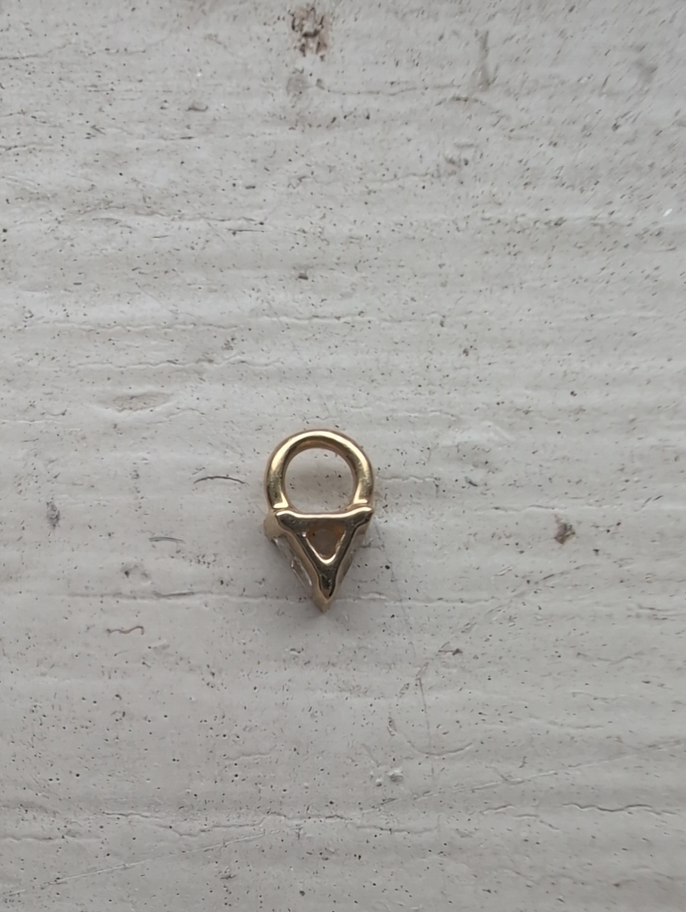 Maria Tash Diamond Triangle Charm - Picture 4 of 4